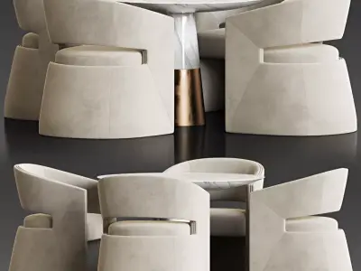 Dinning Set 107 3D model