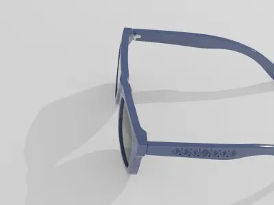 The sunglasses 3d model 3D model