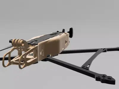 FPV mounts and covers MARK4 V2 10 inch xt60 antenna GoPro  3D print model