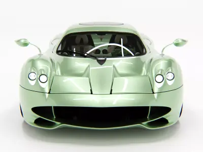 Pagani Huayra Codalunga Speedster 2025 Low-poly 3D model