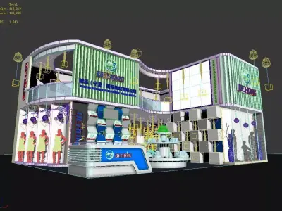 Exhibition - Area - 9X12 3DMAX2009-06 3D model