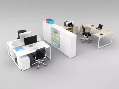 Model Office Space 3D model