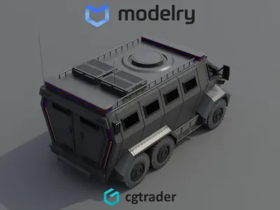 SWAT Vehicle 3D model order