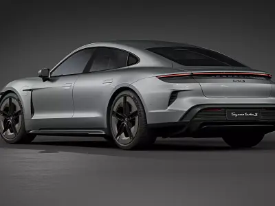 2025 Porsche Taycan Turbo S 3D model