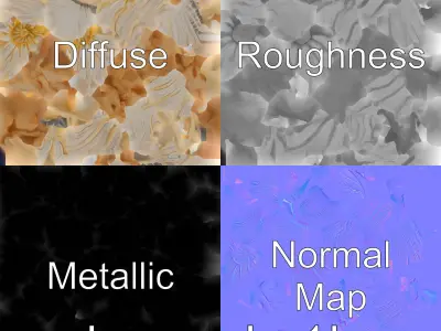 Paper Nautilus With Detailed Shell Structure Low-poly 3D model