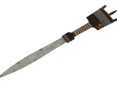 Billao Shortsword Low-poly 3D model