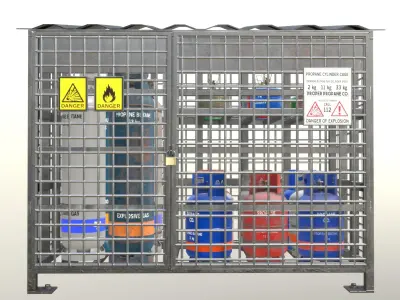 Gas Cylinder Collection 3D Model Pack