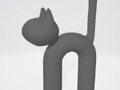 Basic Cat 3D Asset 3D model