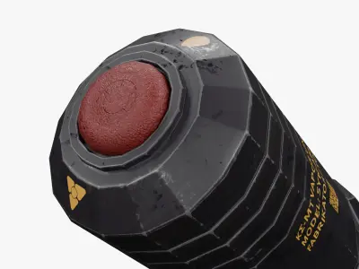 SmokeGrenade - PBR Game Ready model Low-poly 3D model