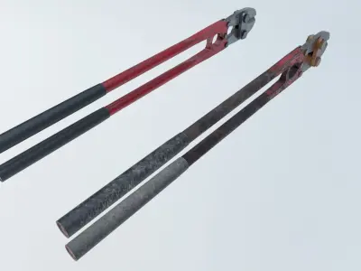 Bolt Cutters Low-poly 3D model