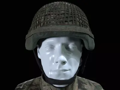 British Armed Forces - MK7 Combat Helmet Low-poly 3D model