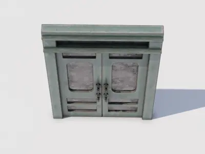 Door 02 Low-poly 3D model