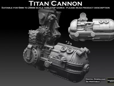 Titan Cannon 3D print model