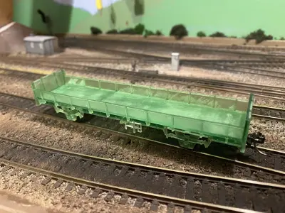 OO Model Railway BR Seahorse ZCA Ballast Wagon 3D print model