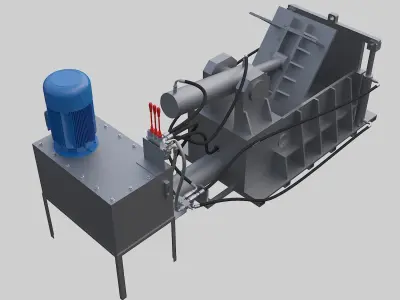 Packing machine 3D model