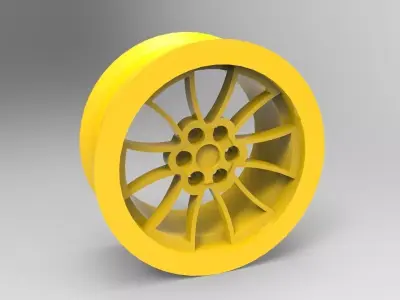 car rim  Free 3D model