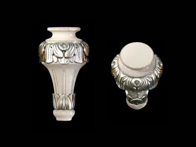 Classic leg 013 3D model