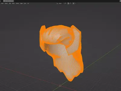 Custom3Dprint Minifigure Accessory - Minifigure Hair S2 - 081 3D print model