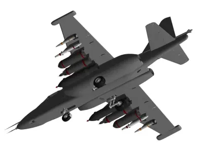 Sukhoi Su-25 3D model order