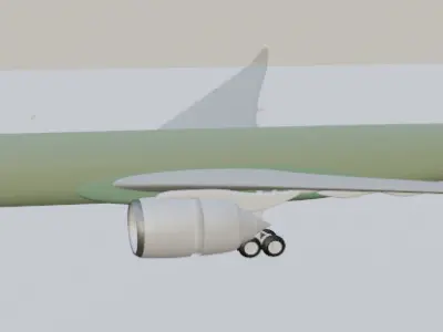 a350-900 pre-delivery 3D model
