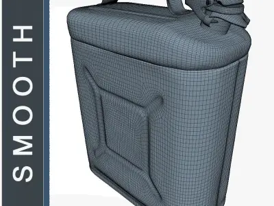 Jerry Can Middle Poly 3D model