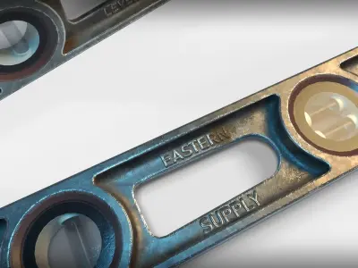 Hardware Level Low-poly 3D model