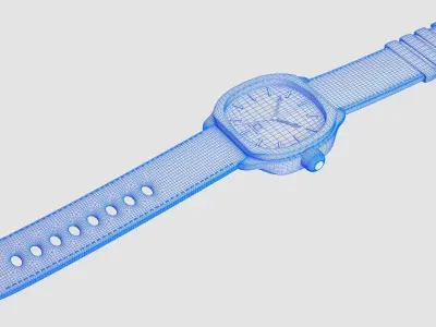 Fictional Strap Watch 3D model