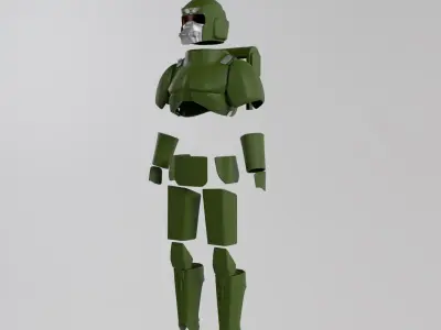 COSPLAY - GUARDSMEN - CADIAN Shock Troop 3D model