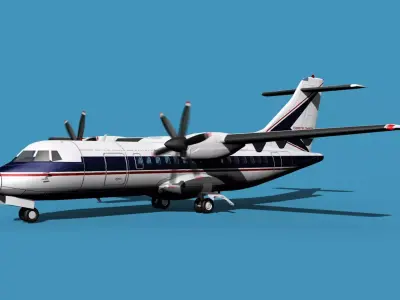 ATR-42-320 Everette Charter 3D model