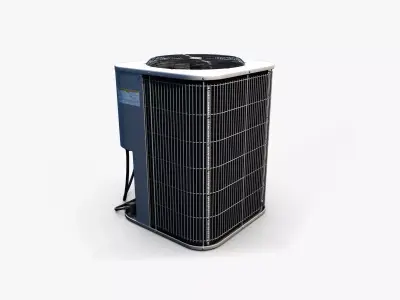 Air Conditioner 01 Low-poly 3D model