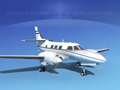 Swearingen SA226-T Merlin III V08 3D model