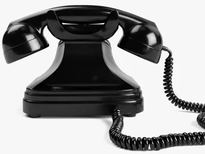 Rotary Dial Phone 3D model