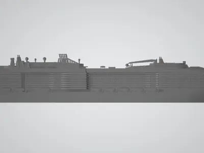 Quantum Of The Seas cruise ship 3D print model 3D print model
