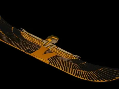 Ancient Egyptian Deities Pharaoh 3D print model