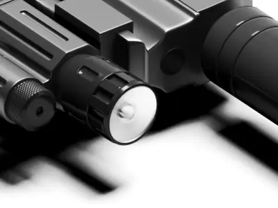 Gun Glock2 Options 3D model
