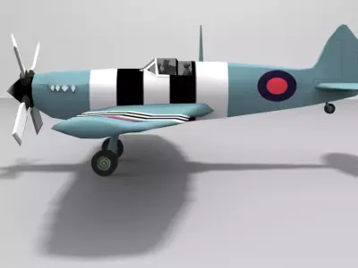 Supermarine Spitfire Low-poly 3D model buy