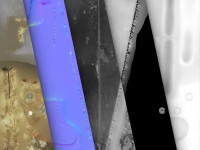 Vintage saw Low-poly 3D model purchase