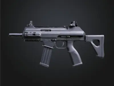 g36 assault rifle- game ready 3D model