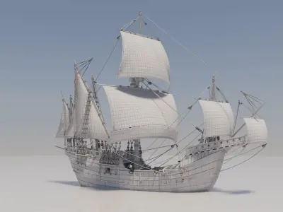 Carvell 3D Kitbash Model  3D model