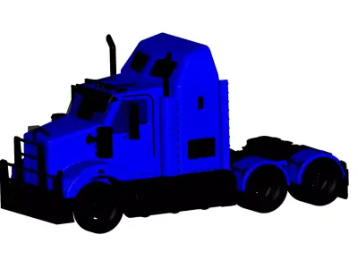 Kenworth Truck   3D model by truck-3d from CGTrader