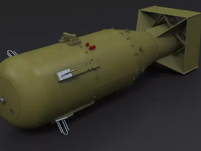 Little Boy Atomic Bomb 3D model purchase