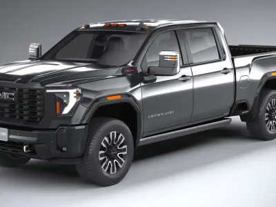 GMC Sierra Denali HD 2024 3D model purchase