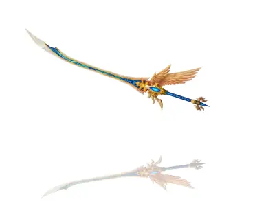 Angel Sword Low-poly 3D model