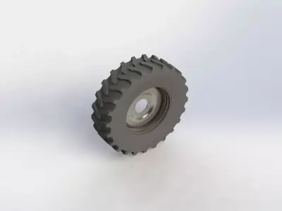 Roda 38XW15 18 4 38 12PR R1 Wheel 3D model