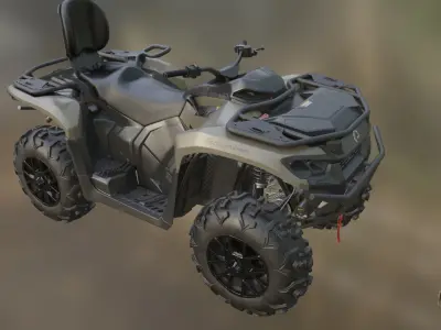 ATV BRP can-am OUTLANDER 700 XT 3D model