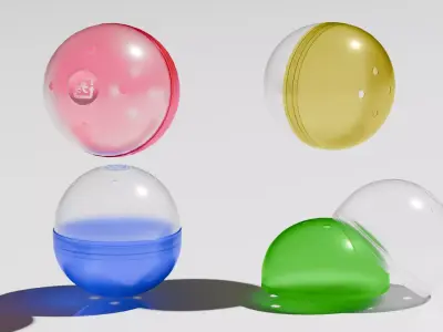 Japanese GACHA CAPSULE 3D model