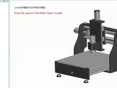 CNC engraving machine 3D model purchase
