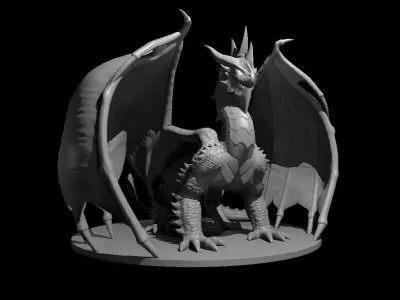 dragon Free 3D print model purchase