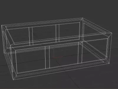 wooden crate PBR 4K Low-poly 3D model 6