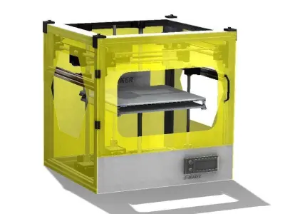 3D PRINTER-MODEL-CAD-DESIGN-3D YAZICI-SOLIDWORS AND STL DATA  3D model